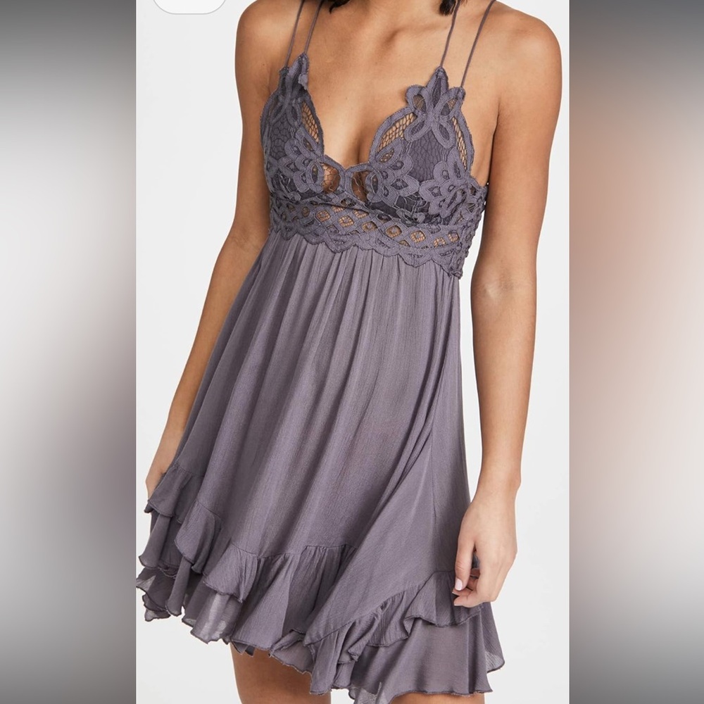 Free People Adella Slip Dress